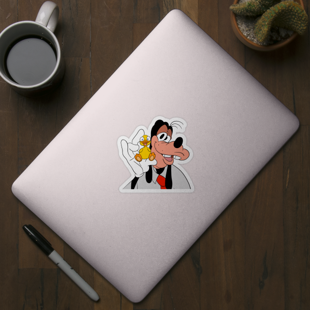 Goofy and duck by cariespositodesign